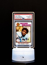 Earl Campbell 1979 Topps Record Breaker Autographed, #331/PSA  Authentic Auto 10