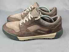 Merrell Boulder Men Shoe Size 10 Brown Walking Trail Hiking Camp Outdoor J91411 