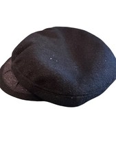 Vintage Greek Fisherman Cap Black Wool Hat Men s Classic Sailor Cap