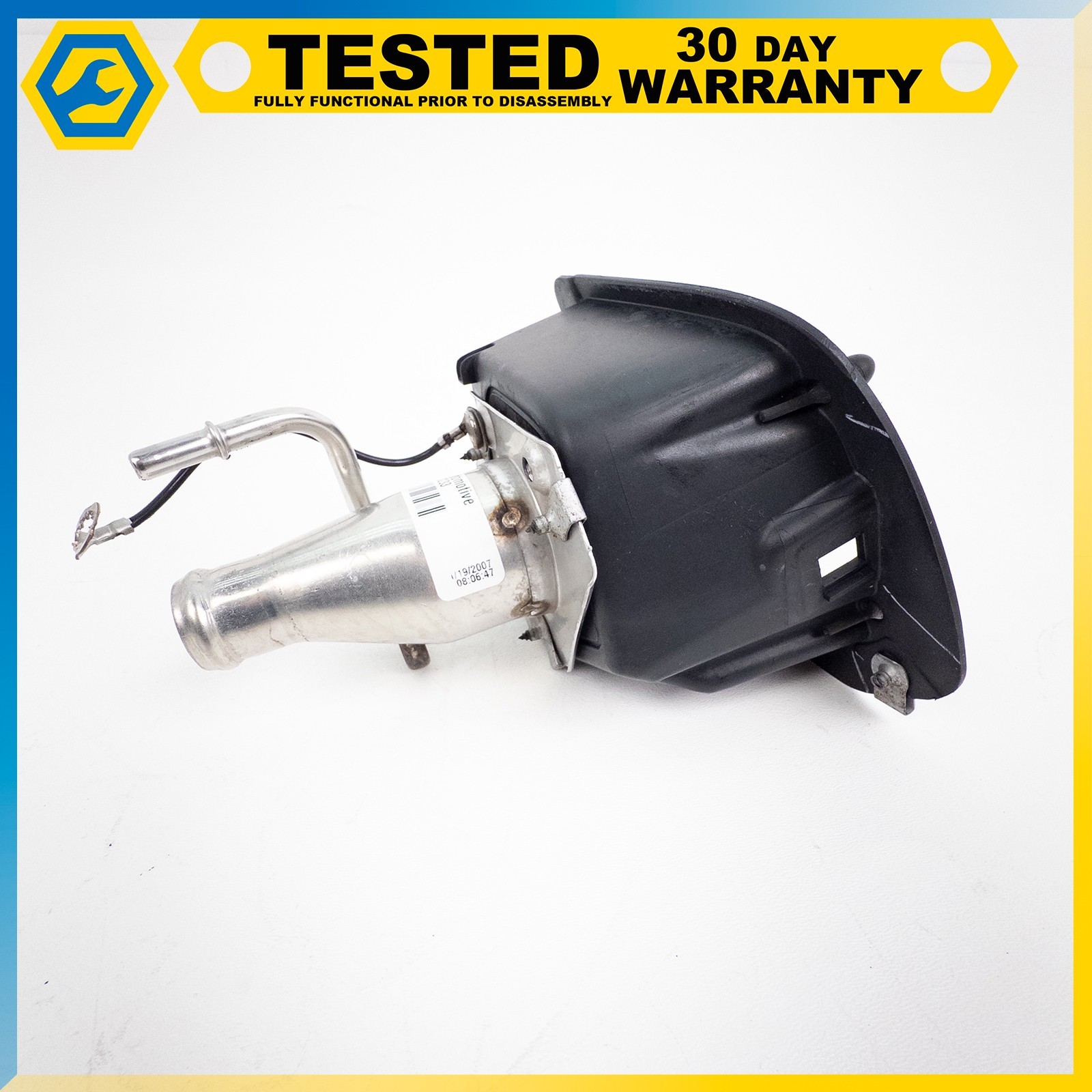 05-13 CHEVROLET CORVETTE C6 FUEL DOOR LID GAS TANK COVER LOCK ACTUATOR WHITE OEM