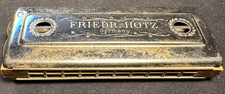 Vntg FR Hotz "Duplex Tremolo Conzert" Harmonica - Key Unknown - Made in Germany