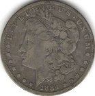 1884-P, Morgan Dollar, 90% Silver $1 coin  (U.S. Coins, Money, Collectibles) B