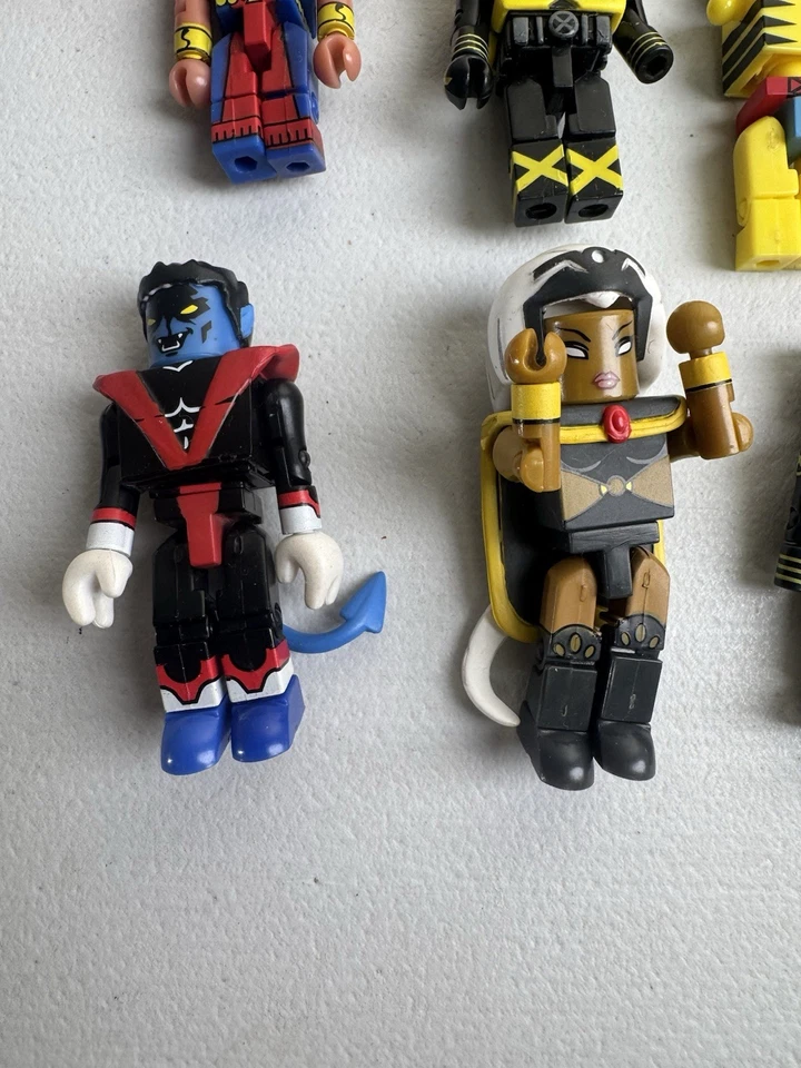 Marvel Minimates Figuras de 2003 Tamaño Gigante X-Men Caja Set Suelto y Raro Lote de 16 Foto 2 de 4