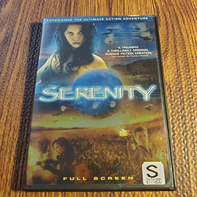 Serenity DVD 2005 Full Screen Joss Whedon Nathan Fillion