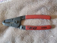 Vintage K-D Tools Wire Cutter Stripper Pliers KD 2154 - USA