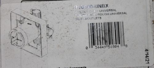 Delta R10000-UNBX MultiChoice Kit Valvola Ruvida Universale per Vasca e Doccia NUOVO!! - Foto 9 di 13