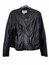 Size L/XL Black Pre-Owned Blazer/Indoor Jacket- Ladies