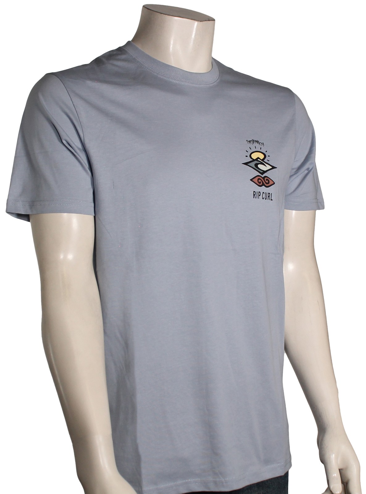Футболка со значком поиска Rip Curl - Синяя с напылением - Новинка 5690₽