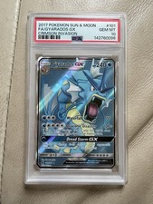 Pokémon TCG Gyarados GX 18/111 Crimson Invasion 2017 Ultra Rare PSA 10