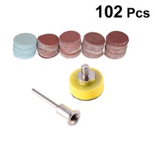 100 Pcs Sanding Discs Pad with Backer Plate Drill Rotary Tool Accessory 0.15 per gallon