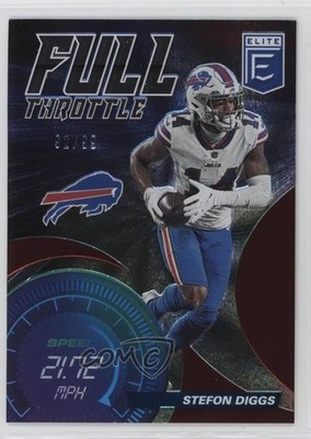 2021 Panini Donruss Elite Full Throttle Red 92/99 Stefon Diggs #FT4 1hs9