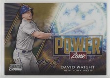 2020 Topps Stadium Club Chrome Power Zone Gold Refractor 34/50 David Wright 3q5
