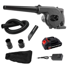 Leaf Blower Cordless, Mini Leaf Blower with Battery and Charger, Handheld Bat...