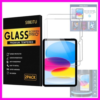 2 Pack Screen Protector for iPad 11th A16 2025 & 10th Generation 10.9 Inch 20...