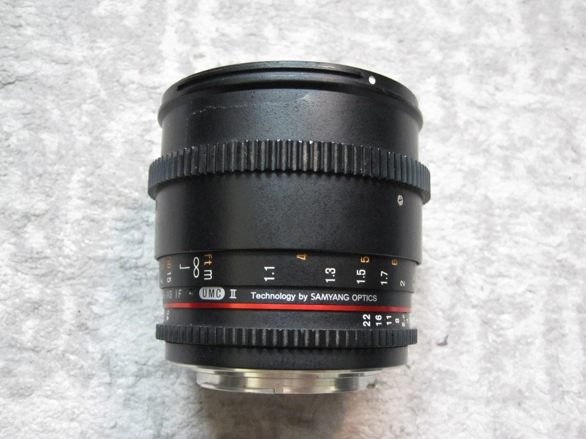 シネレンズ Rokinon 85mm T1.5 中古 Amazon.com : Rokinon 85mm T1.5 High Speed Full Frame Cine DSX Lens