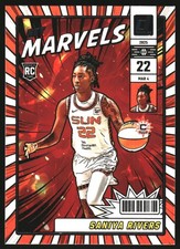 2025 Donruss WNBA Net Marvels #5 Saniya Rivers - BSK