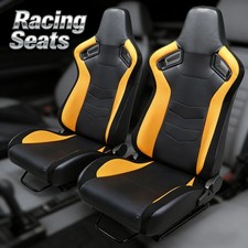 2pcs Universal Adjustable Sport Racing Seats Car Seat With Sliders For Car Suv