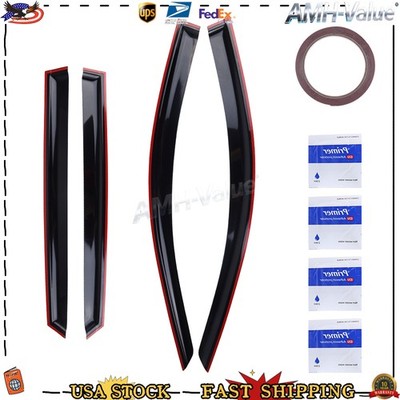 For 2013-2018 Hyundai Santa Fe Sport Model Window Visor Rain Guards Deflectors