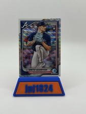 2024 Bowman Chrome - AJ Smith-Shawver #22 Wave Refractor /100 (RC)