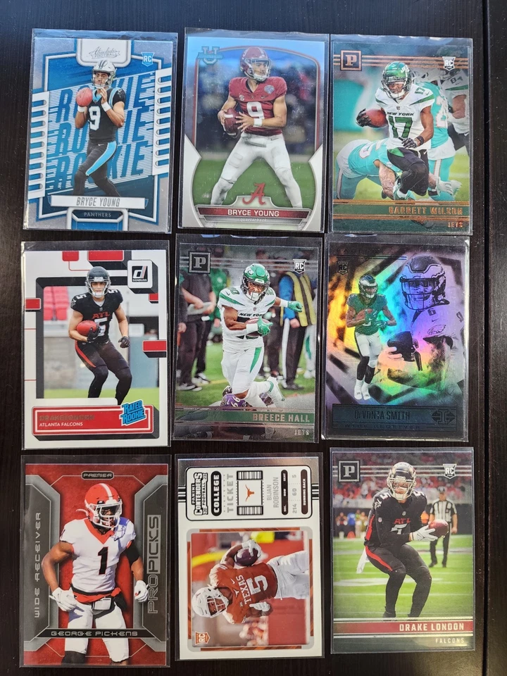 3200 Ct Box Football NEW ROOKIES! Mostly Chrome Prizm Huge Lot Cards Investor RC - Image 4 of 4