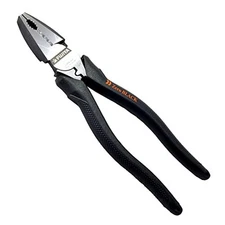 Fujiya High Leverage Lineman'S Pliers Zero Black B07V7Yvzlc Fujiya
