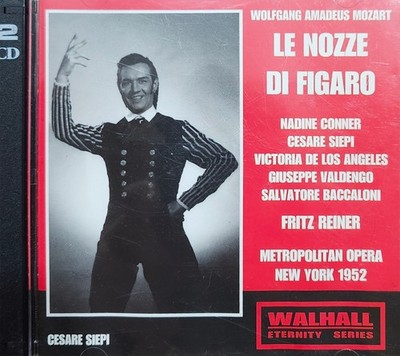 Mozart: Le Nozze Di Figaro 2 CD Set Reiner Metropolitan Opera NY 1952 Siepi