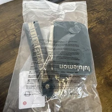 Lululemon Dual Pouch Wristlet In Warp Teal / Gold / Bone One Size New