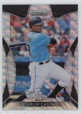2019 Panini Prizm Tier III Blue Wave Prizm 24/60 Starlin Castro #224 z6b