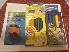 VTG 1997/98 Sanford Nickelodeon Rugrats Pencil/Marker/Wood Chomp Sharpener. NOS
