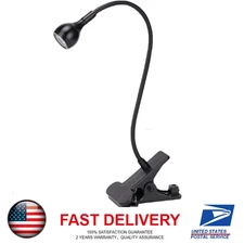 USB Reading Light Flexible LED Lamp Laptop Computer Clip On Bed Desk Table New