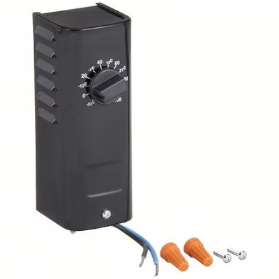 Dayton 2E869 Line Voltage Mechanical Thermostat, Cool Only, -10 To 100F, 120 To