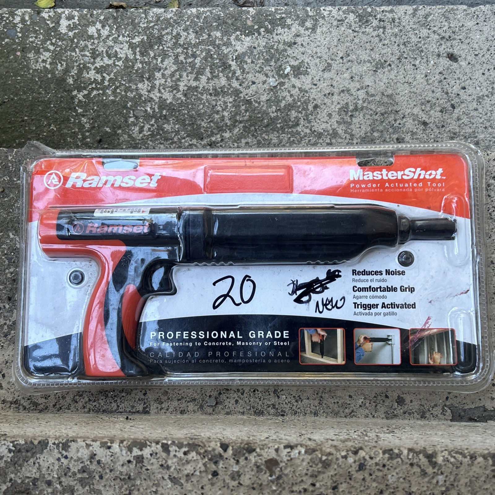Ramset 40088 MasterShot 0.22 Caliber Powder Actuated Tool -