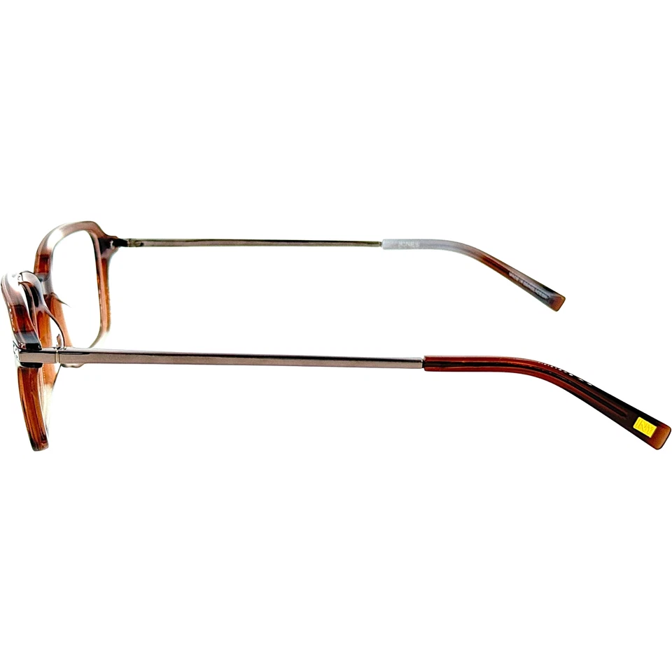 Jones New York VJOP247 Womens Plastic Eyeglass Frame Brown 49-16 Spring Hinges - Image 4 of 4