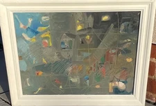 R D “Dick” Lee (1923-2001) “Bedtime Stories after Gorky” oil on canvas 1970s