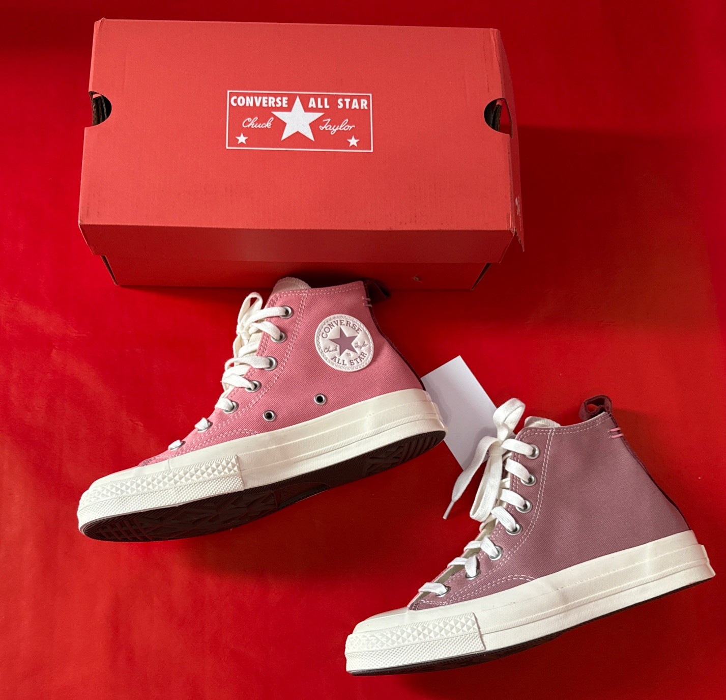 New Converse Chuck Taylor 70 Hi Rose  All Star Sz 7 Sneakers Women Shoes Boots thumbnail 2