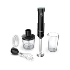 Cordless Variable Speed Hand Blender, POYOCOM Immersion Blender Black 