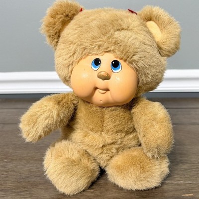 Vintage 1983 Hasbro Softies Under Bears Plush Teddy Bear 10'' Brown