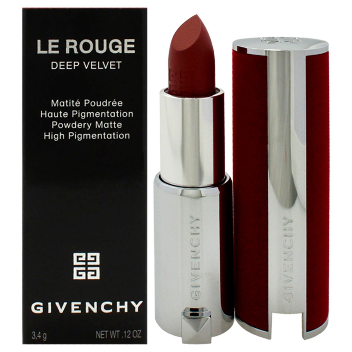 Givenchy Le Rouge Deep Velvet Matte Lipstick 28 Rose Fume by
