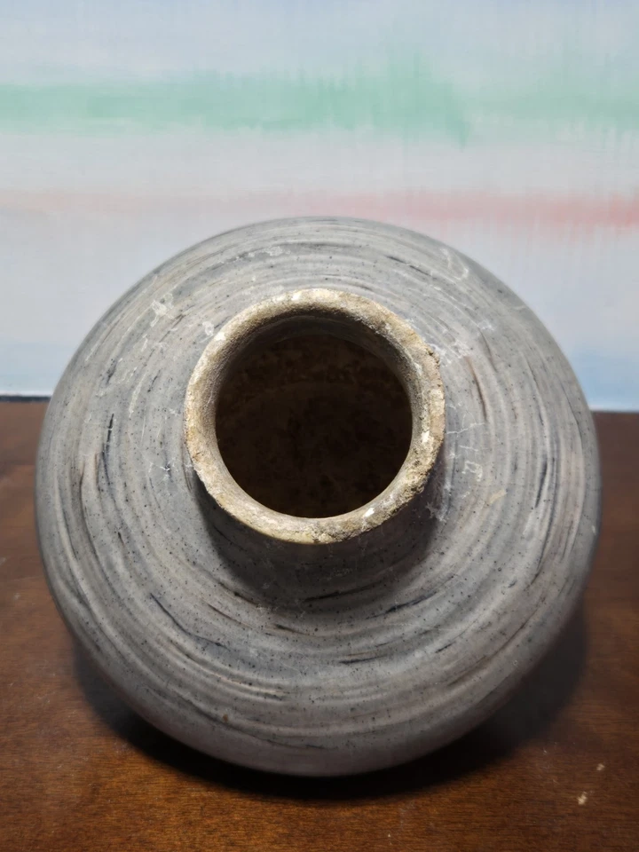 Jarrón de cerámica Shigaraki Ware vintage Foto 3 de 4