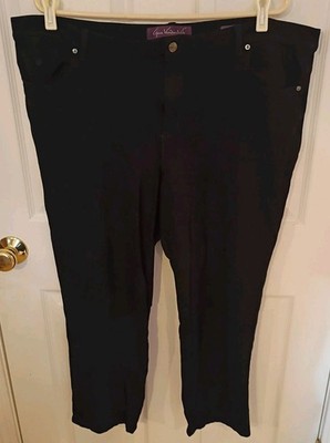 Gloria Vanderbilt Amanda Stretch Fit Pants Hi Rise Size 20W NAVY FREE US SHIP