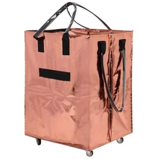 Storage Shopping Bag With Wheels, Portable Shopping Bag