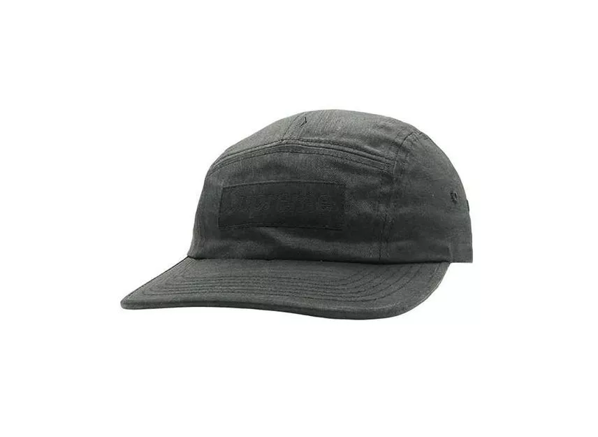Casquette de camp noire peinte Supreme x MM6 Maison Margiela