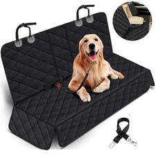 Car Dog Seat Cover for Back Seat Waterproof Auto Rear Pet Seat Protector Mat New