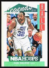2018-19 Panini NBA Hoops Karl Malone Legends of the Ball #LEG-18 Utah Jazz