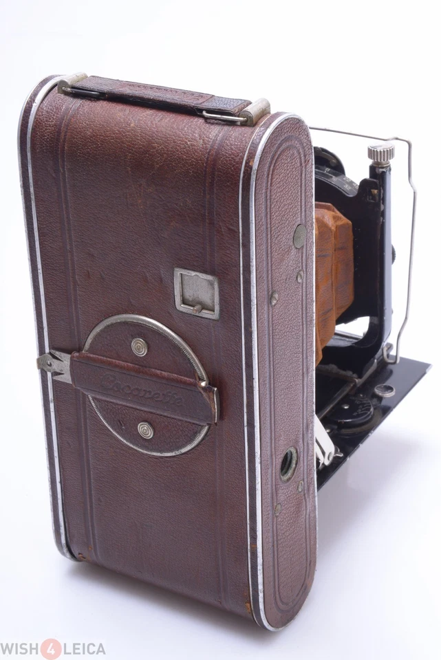 ✅ ZEISS COCARETTE LUXUS 6X9,5 CM EN ROLLO DE PELÍCULA 120 CON LENTE TESSAR 10,5 CM 4,5 Foto 4 de 4