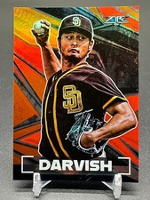 Yu Darvish 2021 Topps Fire #160 ORANGE /299