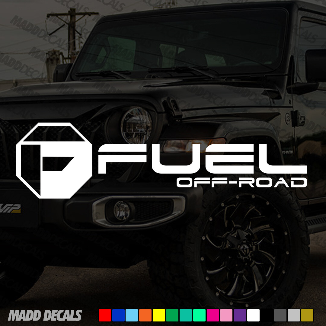 Fuel Off Road Wheels Rims Decal Sticker eBay