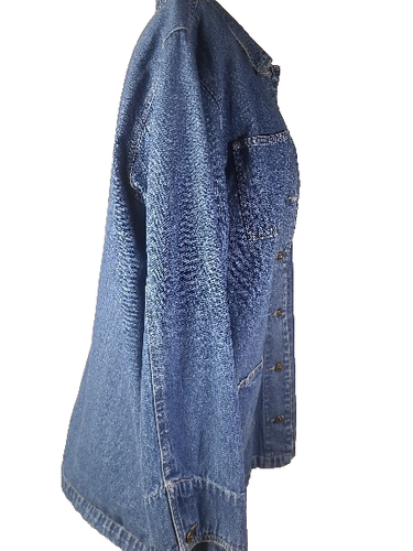 Main Street Blues Jacket Denim Pockets Size 18W - Picture 3 of 4