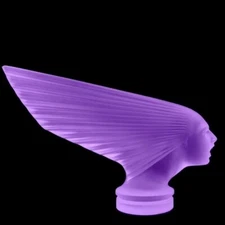Alexandrite Art Glass ' Victoire ' Sculpture 1930' H.Hoffmann by Lalique