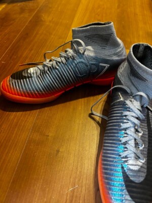 Nike MercurialX Proximo II CR7 IC 852538-001 US 9 Soccer Cleats